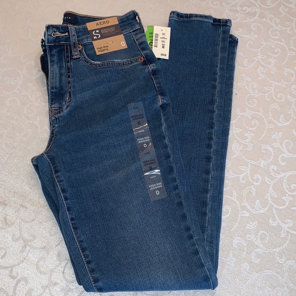 Aeropostale high rise jeggings Women’s size 0 - Picture 1 of 8